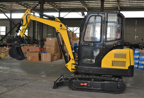 2.2 ton mini excavator no tail mini excavator selling with the cheaper price