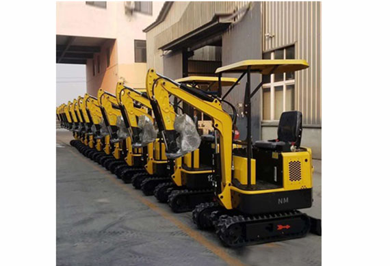 Free shipping mini bagger 1000kg 1 ton 2 cylinder in garden mini excavator 1 ton for sale