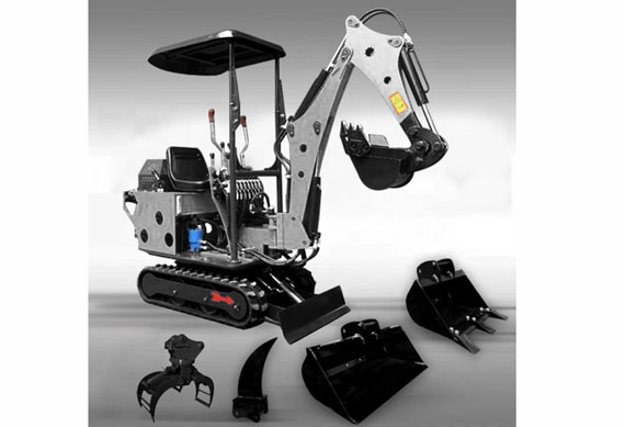 price of NM-E09 mini excavator mini digger with the swing arm for small area use