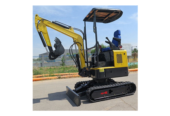 mini excavator walking amphibious digger