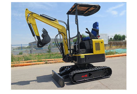 mini excavator walking amphibious digger