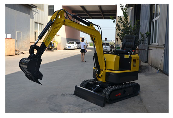 mini excavator walking amphibious digger