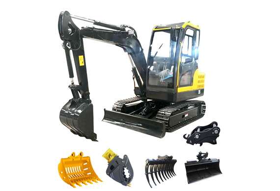 0.8 - 4 ton Nuoman mini excavator with big performance in a compact design