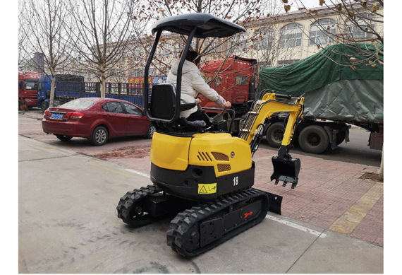 price of NM-E17 mini excavator three cylinder water cooled engine mini digger