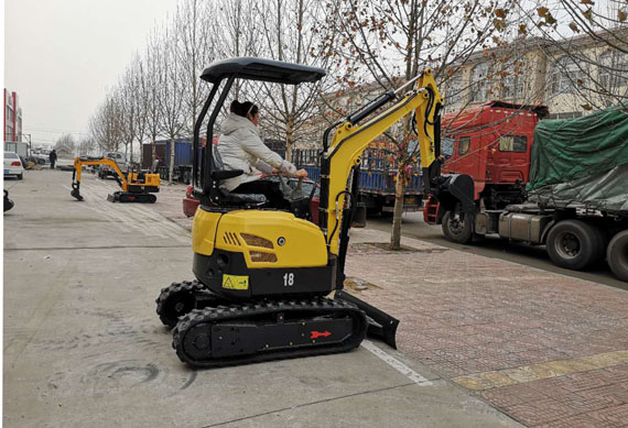 price of NM-E18 mini crawler excavator 1.8 ton mini pelle with the CE certificate