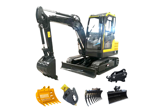 rubber track mini excavator excavator remote control breaker excavator