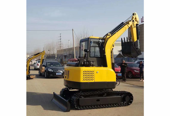 excavadora de orugas mini rubber/steel digger crawler excavator