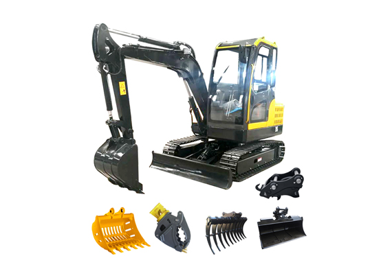 Nuoman mini excavator 0.8 - 4 ton with cheap price and big performance in a compact design