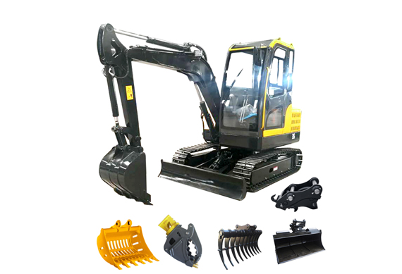 Nuoman mini excavator 0.8 - 4 ton with cheap price and big performance in a compact design