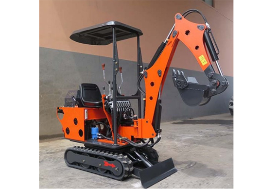 Free shipping China 0.8 ton mini excavator equipped with a loading bucket for sale cheap prices