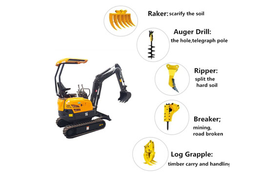 small full hydraulic excavator price for sale