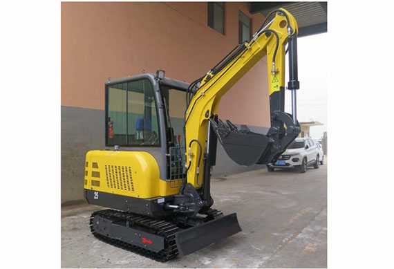 Chinese 2.5 ton mini crawler excavator with closed cabin for sale cheap price