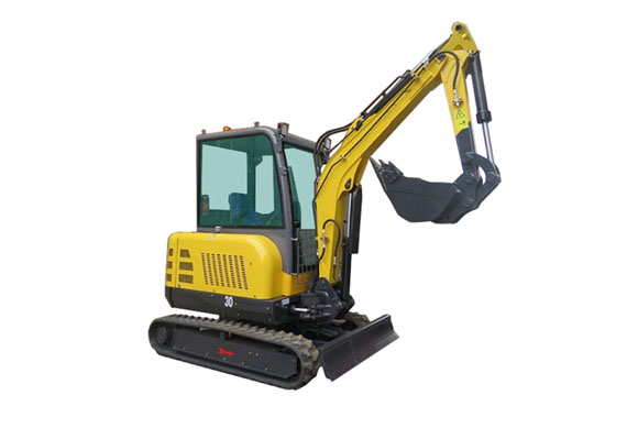 Chinese 2.5 ton mini crawler excavator with closed cabin for sale cheap price