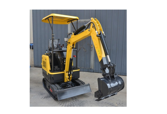 1.5 Ton Mini Hydraulic Crawler Excavator With Rake Ripper And Log grab For Sale