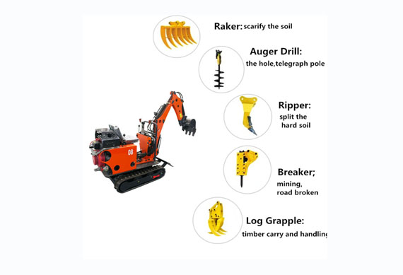 rhinoceros towable nm08 mini excavator xn08