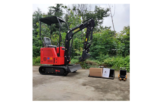 A brand new mini excavator that no one has used