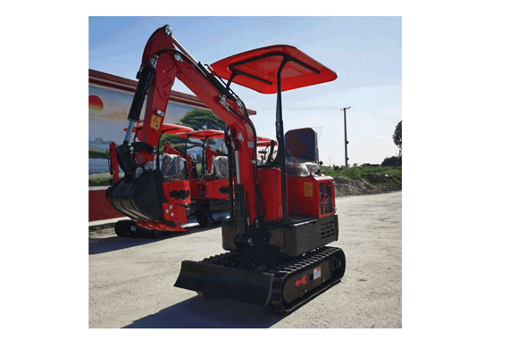 China supply 1 ton mini walking excavator in stock