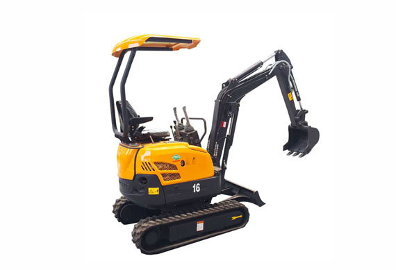 1600 kg digger machine 1.6t 1.7t 1.8t mini excavator with ce