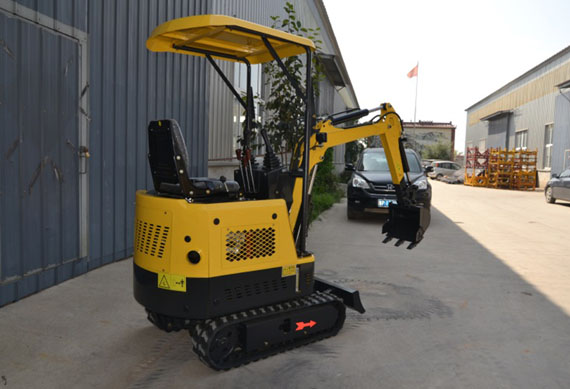 1 ton 2 cylinder in garden mini excavator mini digger for sale