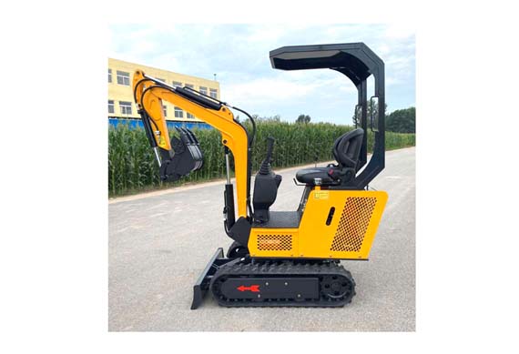 Chinese 1 ton mini crawler excavator for sale with new design comfortable seat