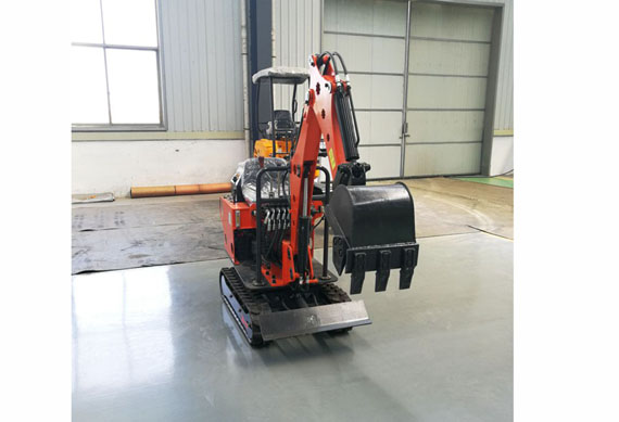 09 mini excavator with big arm lateral pendulum function