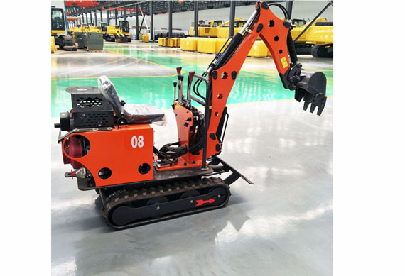 09 mini excavator with big arm lateral pendulum function