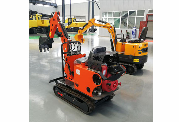 09 mini excavator with big arm lateral pendulum function