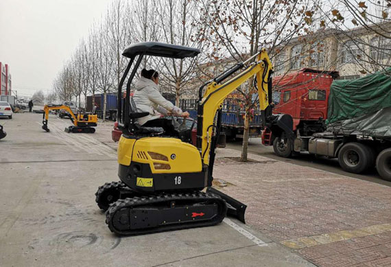 High performance mini excavator machine grapple for trencher