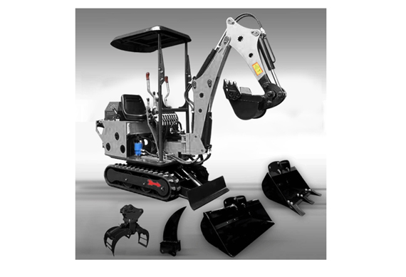 Best 800kg farm equipment machinery mini excavator auger attachment with bucket on hot sale