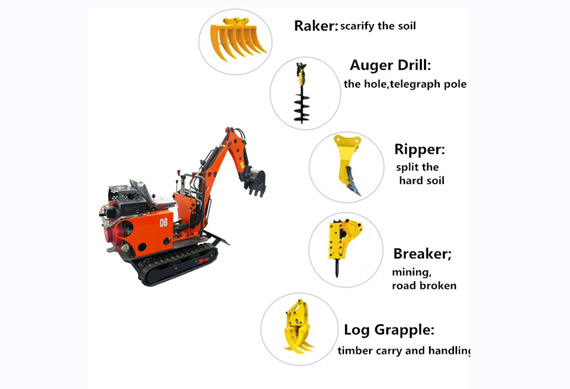 0.8t -3.5 t china new daftar harga excavator mini baru