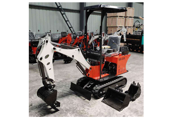 0.8 ton digger hydraulic cylinder towable mini excavator backhoe for sale