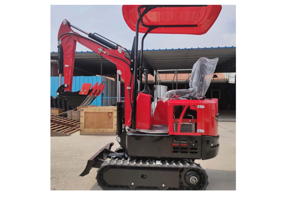 garden use 1 ton mini digger crawler excavator