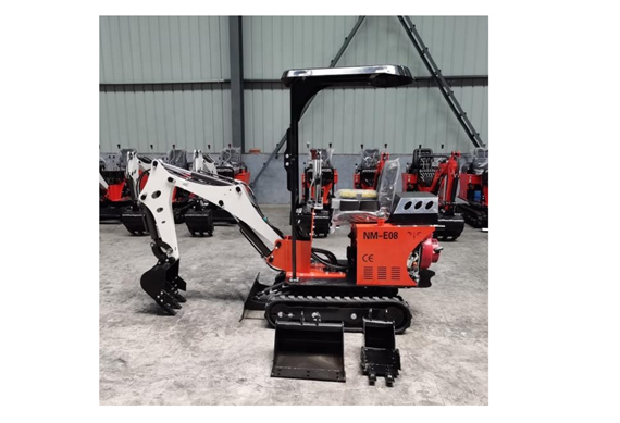 0.8 Ton cheap price mini digger excavator from distributor with roof
