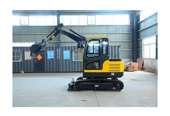 Chinese cheap price 3.5 ton small excavator with quality engine rubber track