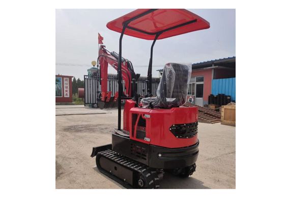 hot sale 1 ton mini excavator free shipping with roof