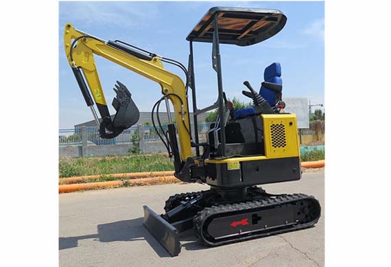 walk behind mini excavator 1.0 ton mini excavator with track extension chinese mini excavator for sale