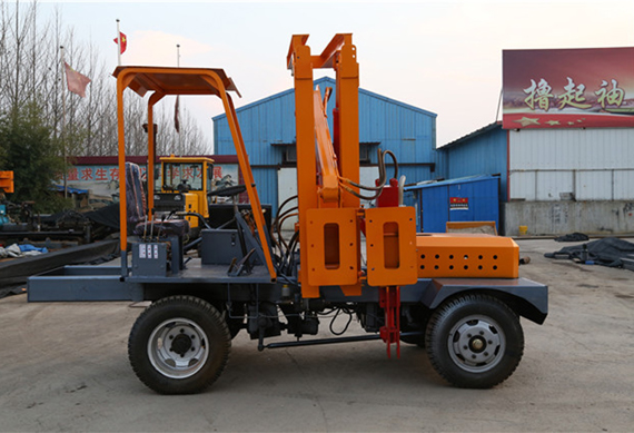 a frame piling rig ground screw piling drilling machine