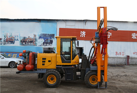 Hydraulic guardrail installation piling machines in italy piling machinery for sale