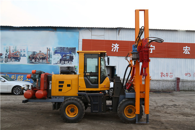 hydraulic guardrail mini pile driver machine for sale price