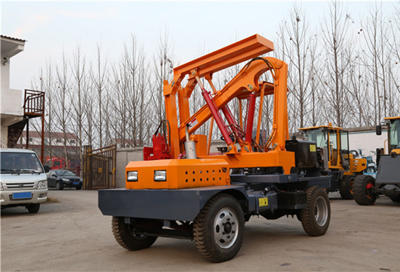 hydraulic highway guardrail pile driver pulling machine for sale cheap price