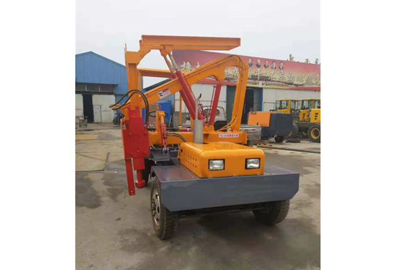 hydraulic mini guard rail piling machine tractor mounted for sale cheap price