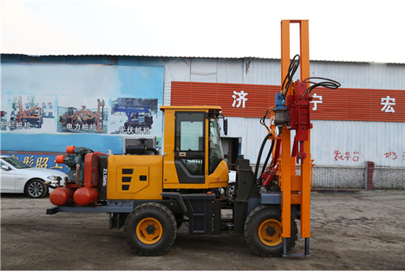 Hydraulic guardrail installation piling machines in italy piling machinery for sale