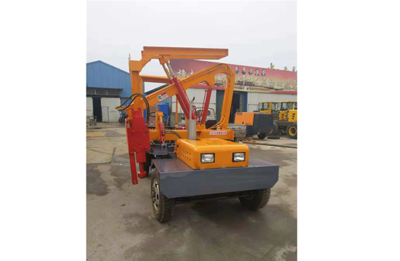 guardrail installation equipment truck mounted pile driver for sale