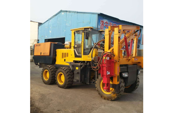 All-in-one pile driving and soil drilling machine for sale