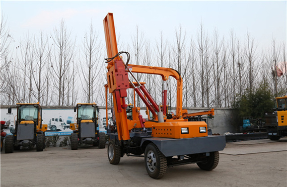 All-in-one pile driving and soil drilling machine for sale
