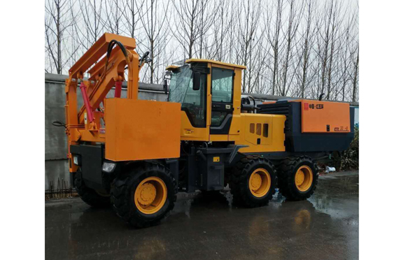 cheap pile driver pulling machine small four wheels pile and pulling machine