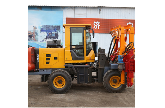 hydraulic pile driver machine pile and pulling loader machine for sale