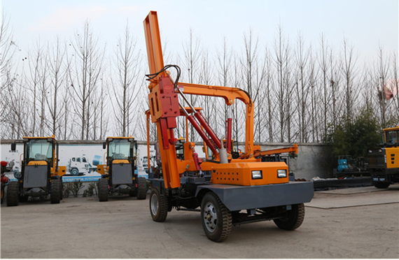 hydraulic pile driver machine pile and pulling loader machine for sale
