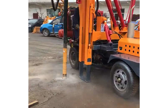 hydraulic static screw piling pile driver driving machine sunward for sale