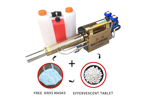 Free mask disinfection hospital pest control fog smoke machine fogging machines on hot sales in Europe